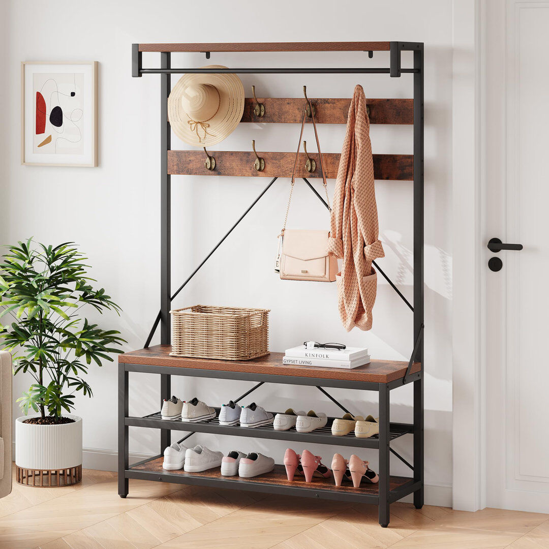 Rebrilliant 101.5cm Closet System Brown 101.5cm W