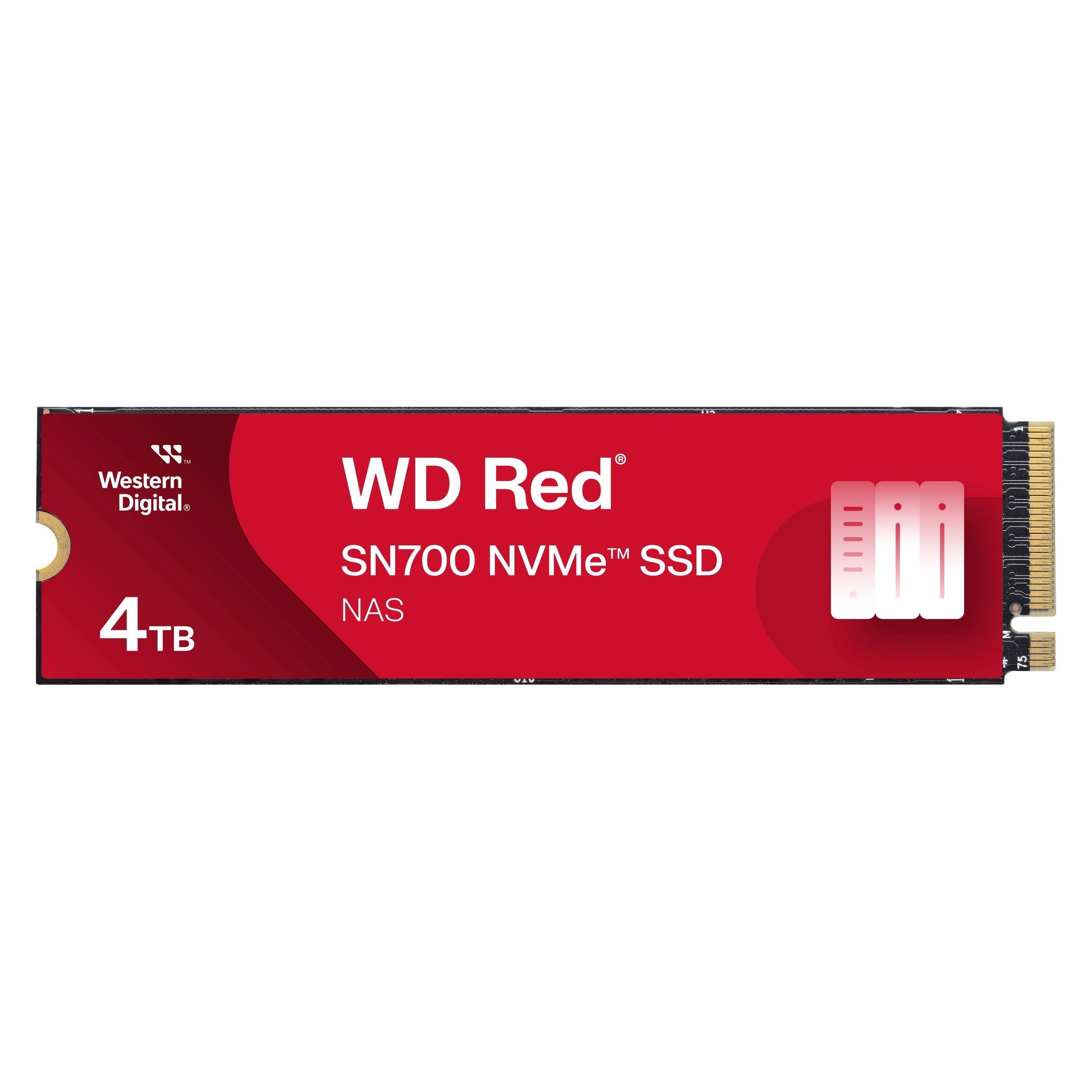 WD Red SN700 powered by SANDISK (4000 GB, M.2 2280) (WDS400T1R0C-68BDK0)