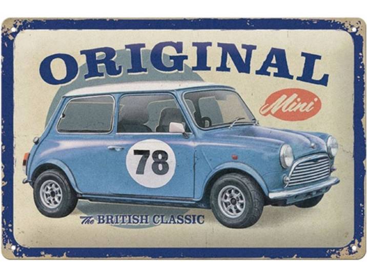 Metalen Bord 20 x 30 cm Mini - The British Classic