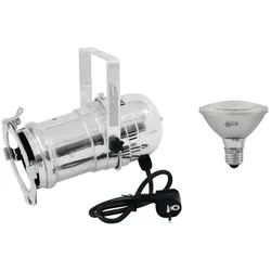 EUROLITE Set PAR-30 Spot sil + PAR-30 230V SMD 11W E-27 LED 3000K