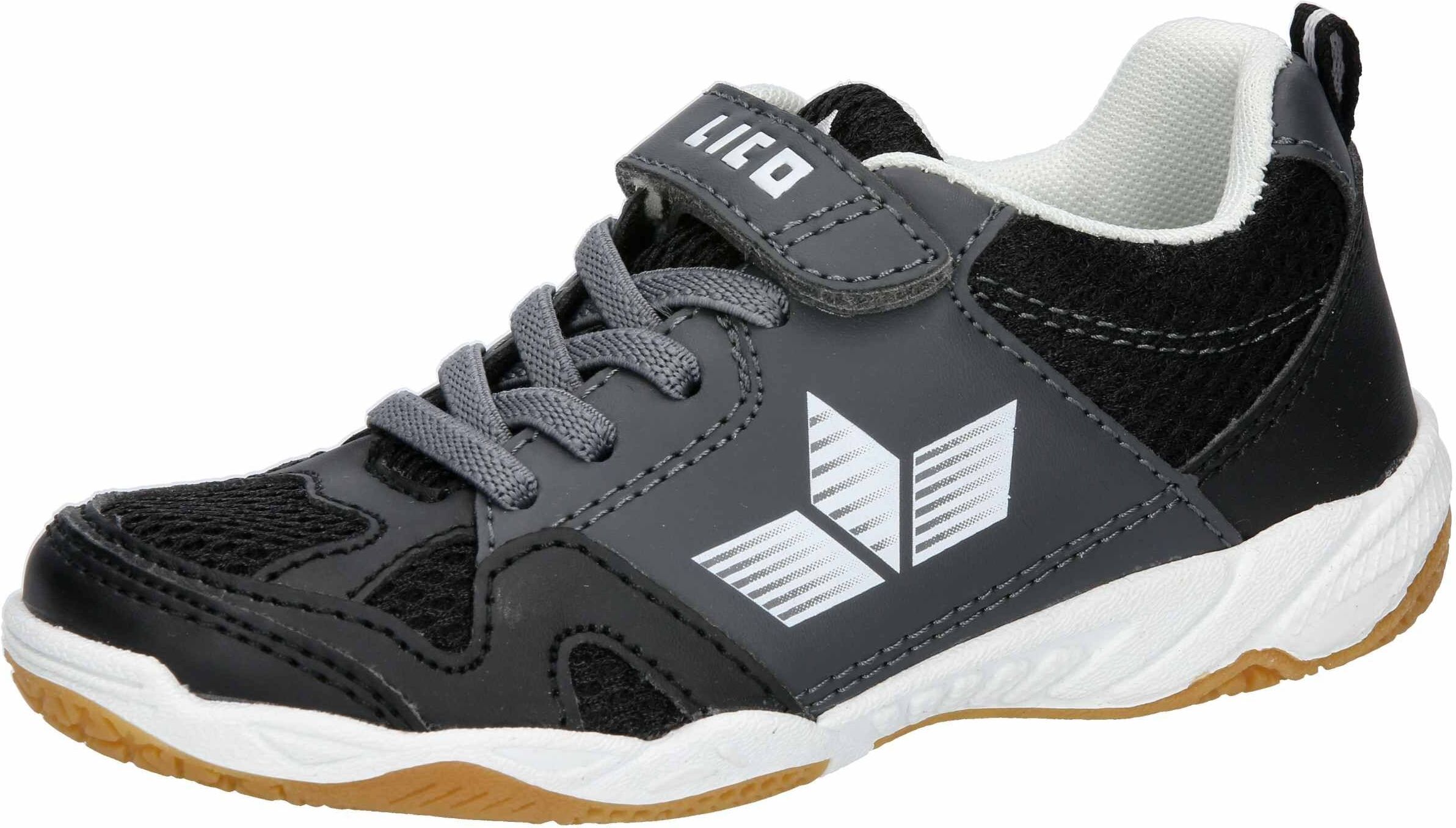 Hallenschuh LICO "Sportschuh Sport VS", Jungen, Gr. 28, Textil, schwarz, Synthetik, Schuhe Hallenschuh