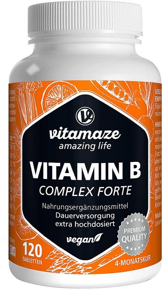 Vitamaze VITAMIN B-Complex extra hochdosiert vegan