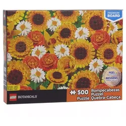 LEGO Puzzle mit 500 Teilen – Sonnenblumencollage