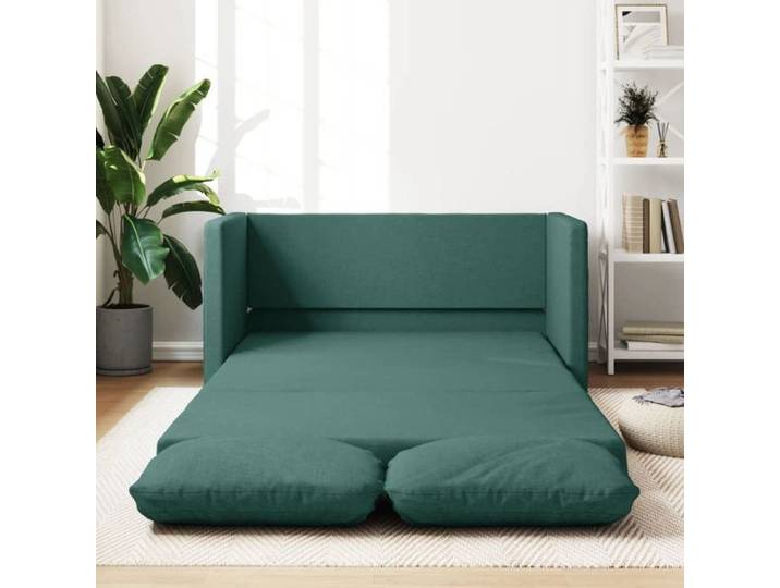 Canapé Relax convertible CLOUD - Canapé-lit 2 en 1 vert foncé 112x174x55 cm tissu 2162