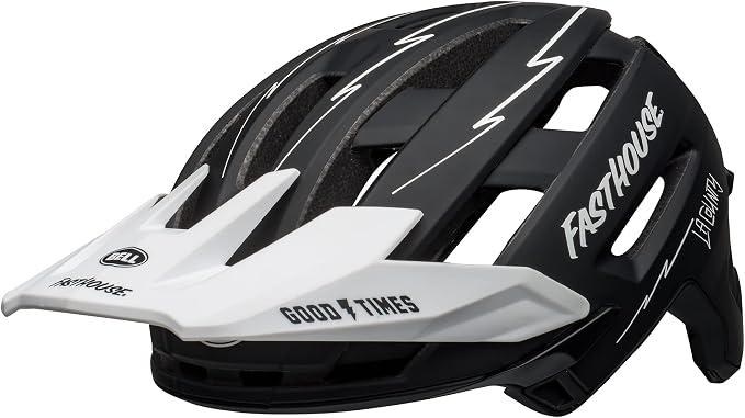 Super Air MIPS MTB Fahrrad Helm fasthouse schwarz/weiß 2025