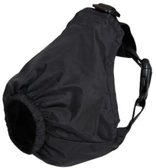 Inspire Select Dog Calming Cap Eye Mask Nylon Shading Anxiety Blindfold Muzzle For Grooming Bathing Car Sickness Pet Accessory black xl