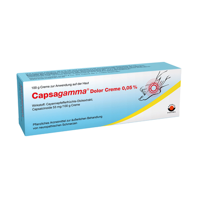 Wörwag Pharma GmbH & Co. KG CAPSAGAMMA Dolor Creme 0,05% 100 g 09647772