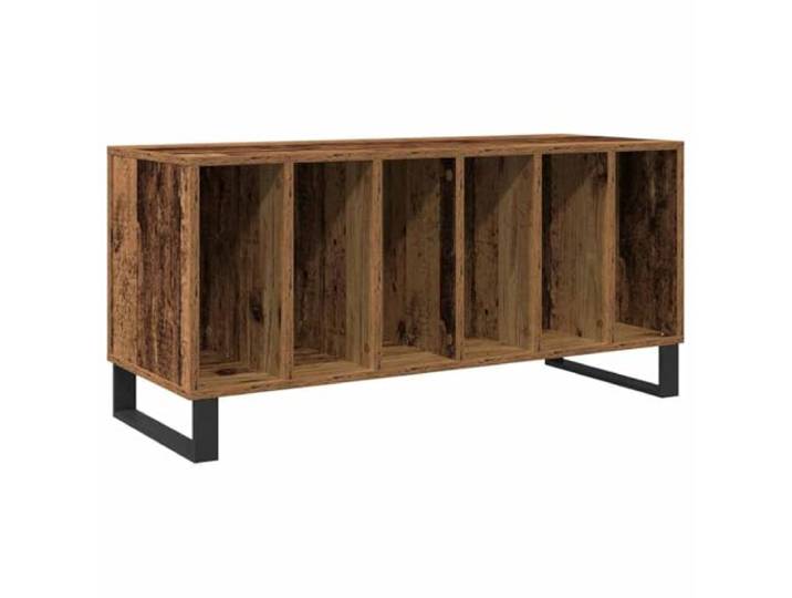 Heofavd Schallplattenschrank Altholz-Optik 100x38x48cm LP Regal