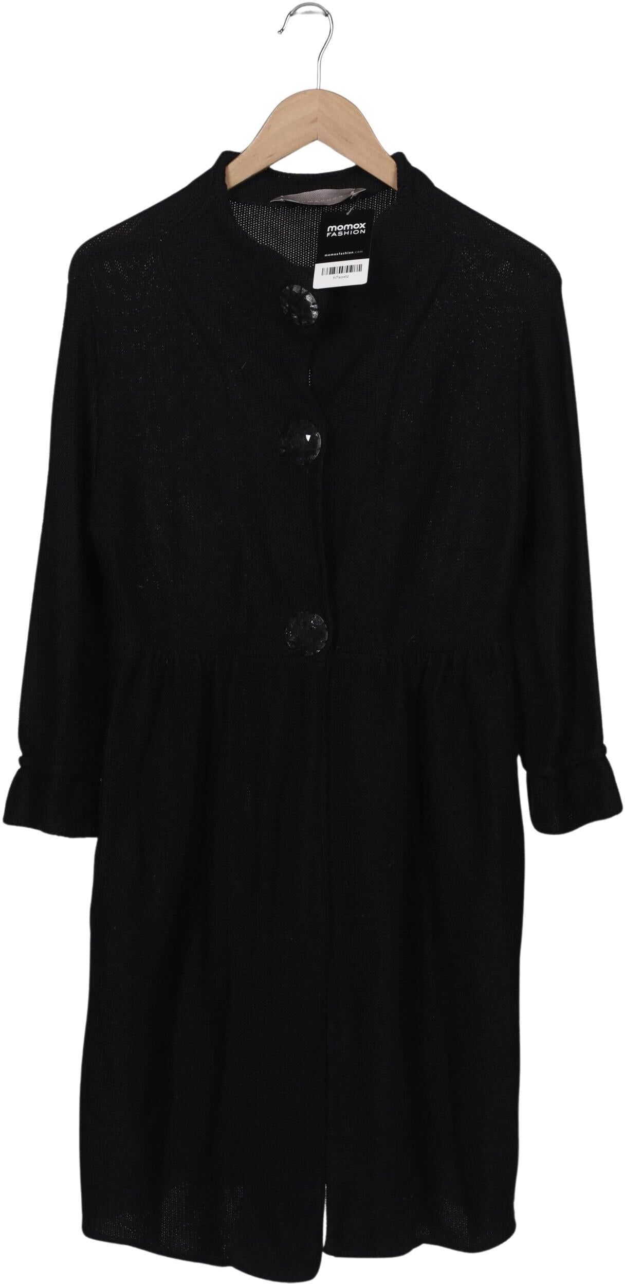Dorothee Schumacher Damen Strickjacke, Schwarz, Gr. L, Wolle - Second Hand