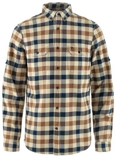 Fjällräven Skog Shirt Mens, Fossil-Dark Navy