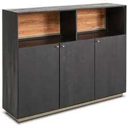 Sideboard Cally Holz Schwarz