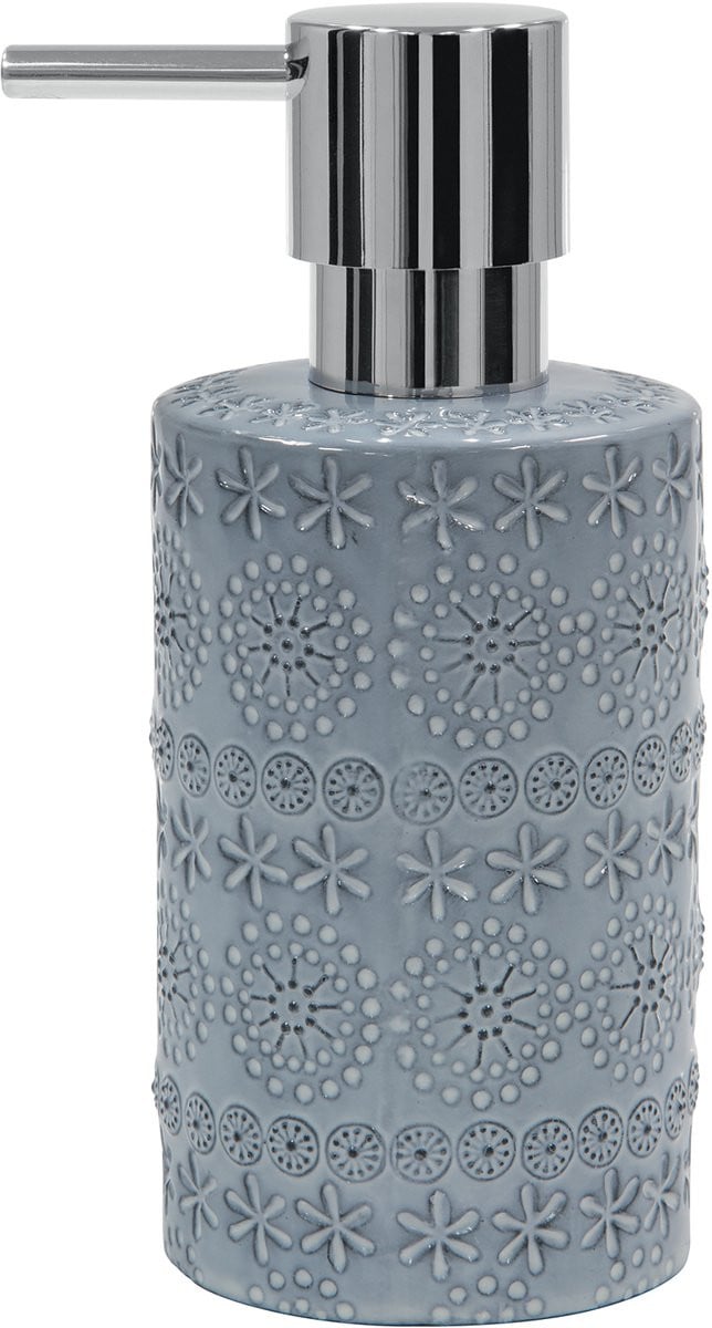 Spirella Zeepdispenser Relief – Elegante Zeephouder en Lotion Dispenser voor Badkamer Accessoires