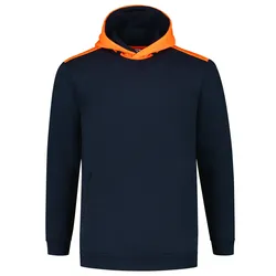 Kapuzen-Sweatshirt "303005" Safety - L - ink/orange