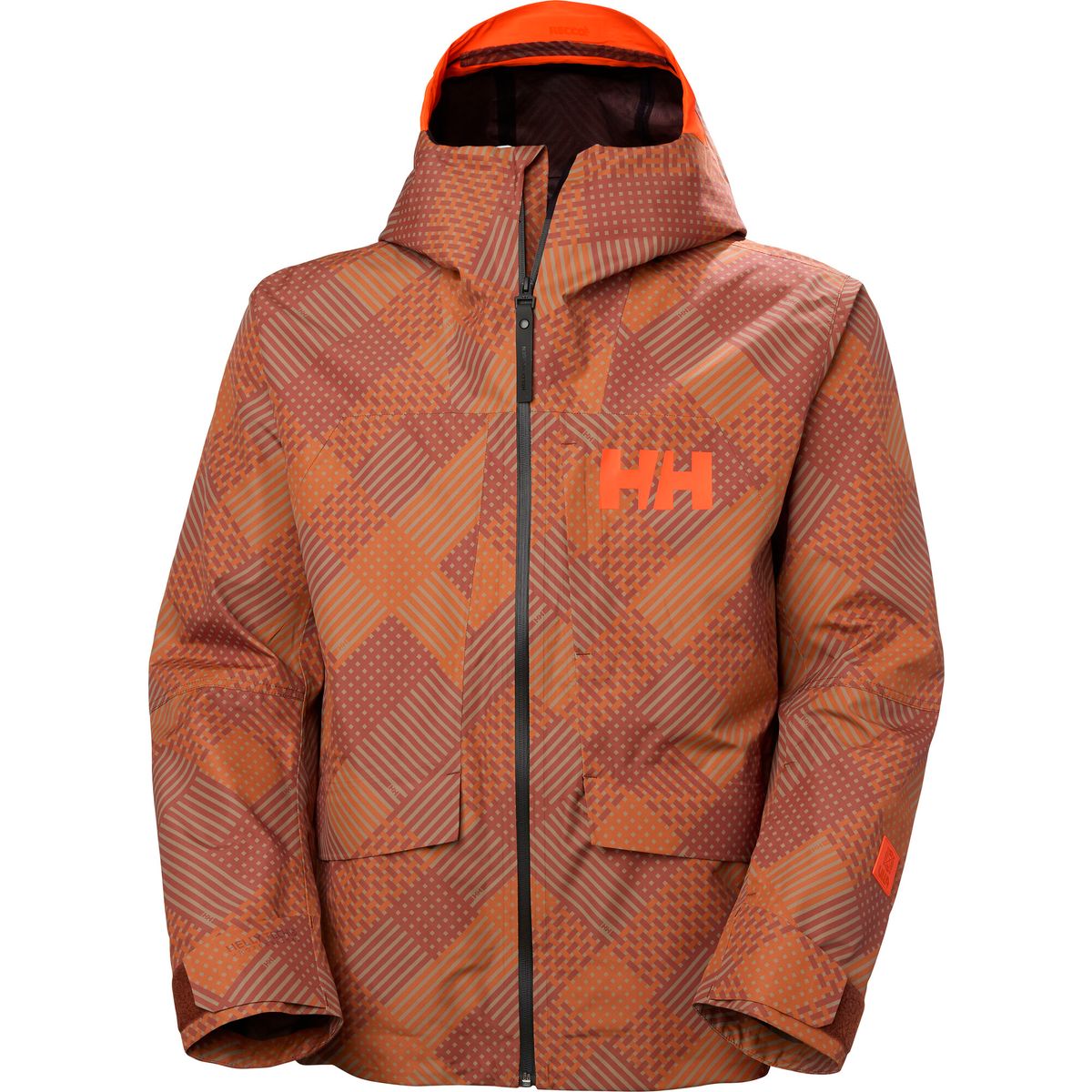Helly Hansen Men's Emiko Shell Jacket iron oxide aop (302) XL 66057_302-XL