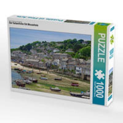 CALVENDO Puzzle Der farbenfrohe Ort Mousehole | 1000 Teile Lege-Größe 64x48cm Foto-Puzzle für glückliche Stunden