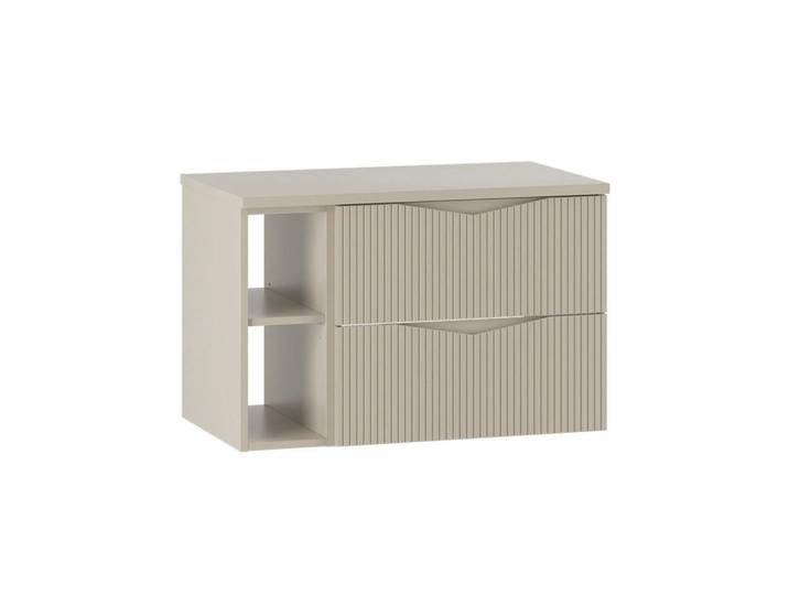 Petits-meubles Waschtischunterschrank 80.6cm Tao Kaschmir, Holzwerkstoff, 80.6x52.2x46.5 cm, Badezimmer, Badezimmerschränke, Badezimmer-Unterschränke