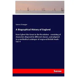 A Biographical History of England, Belletristik von James Granger