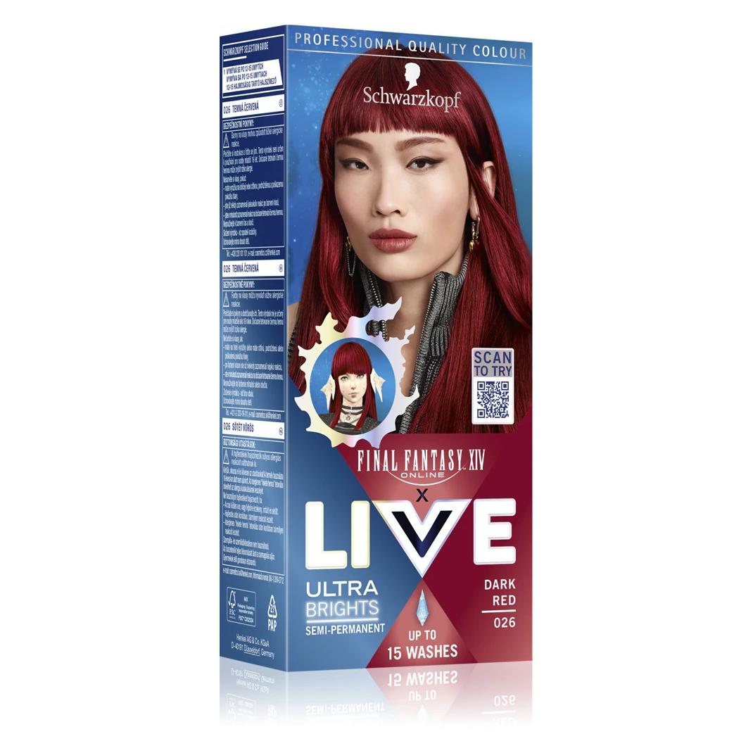 Schwarzkopf Live farba do włosów 026 Dark Red (Dunkelrot) (54955722)