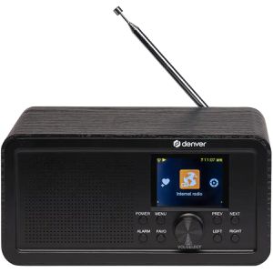 Denver Radio DIR-200 DAB+, Bluetooth, WLAN, Internet, schwarz
