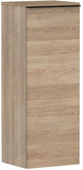 Hansgrohe Xelu Q Halbhochschrank 54133670 370x400x1065mm, Türanschlag rechts, Eiche Natur, mattschwarz