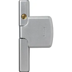 ABUS FTS206 S Silber Fensterschloss VdS-und DIN-anerkannt Falzstärken 0 - 25 mm