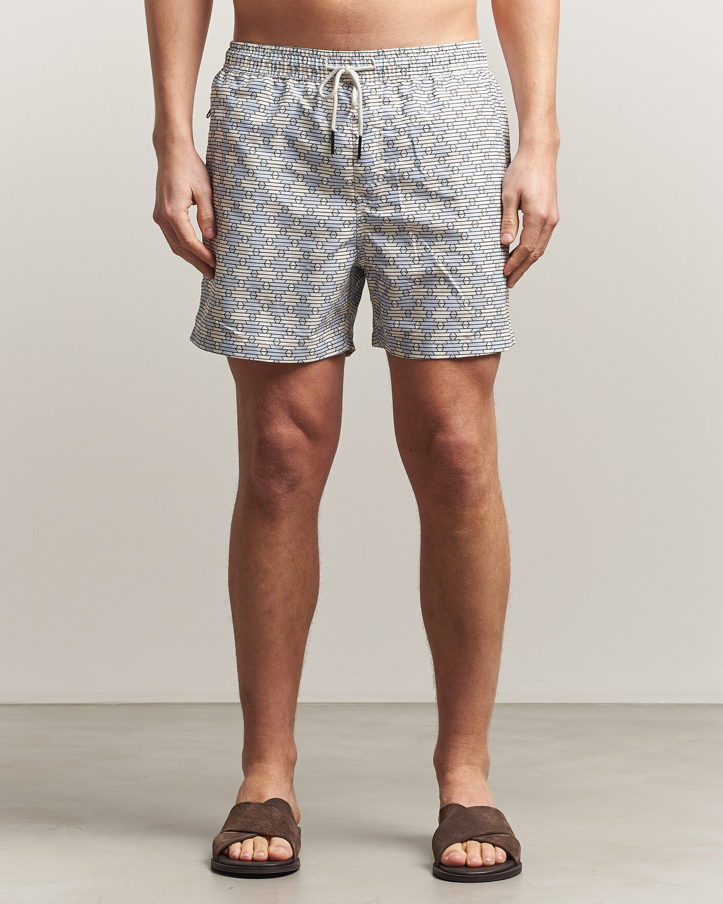 OAS Printed Swimshorts Forti men S Blå