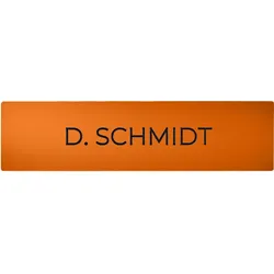DoorBird D21x Namensschild für eine Ruftaste, individuelle Gravur – RAL 2004