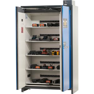 asecos Akku-Ladeschrank ION PRO 90, 40 Steckdosen, Feuerwiderstand Typ 90, (B/H/T) 119,3 x 223 x 62cm