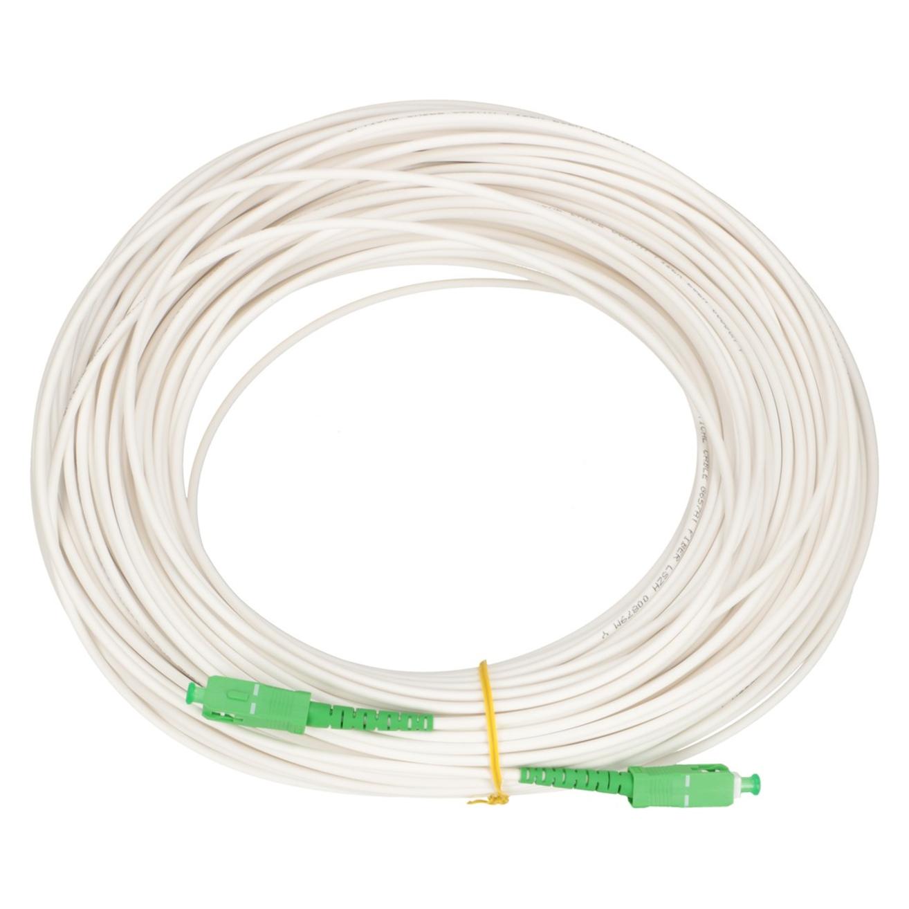 Extralink Išorinis rašalas išorinis RAŠALAS PATCHCORD SC/APC-SC/APC SM G657A1 SIMPLEX 3,0 MM 30M LSZH BALTA (30 m) (EX.14817)