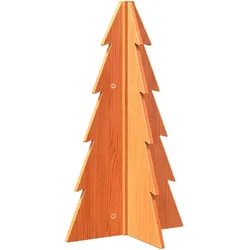 vidaXL Weihnachtsbaum Holz zum Schmücken 69,5 cm Massivholz Kiefer