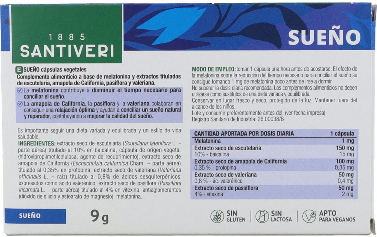 Santiveri Sueño 20caps