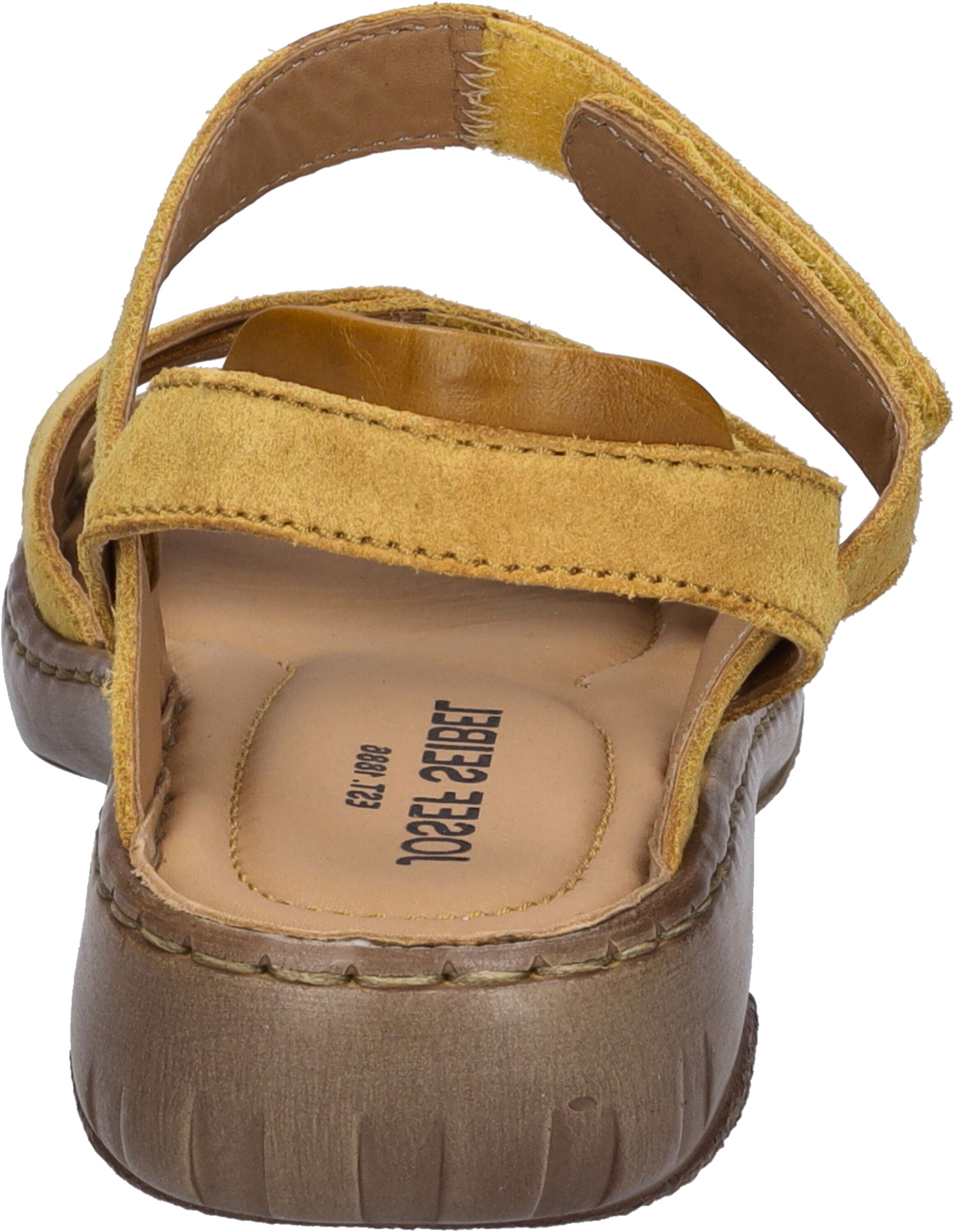 Sandale JOSEF SEIBEL "Debra 62, safran", Damen, Gr. 40, gelb (safran), Obermaterial: 100% Rindsleder Leather cow., Schuhe Sandale