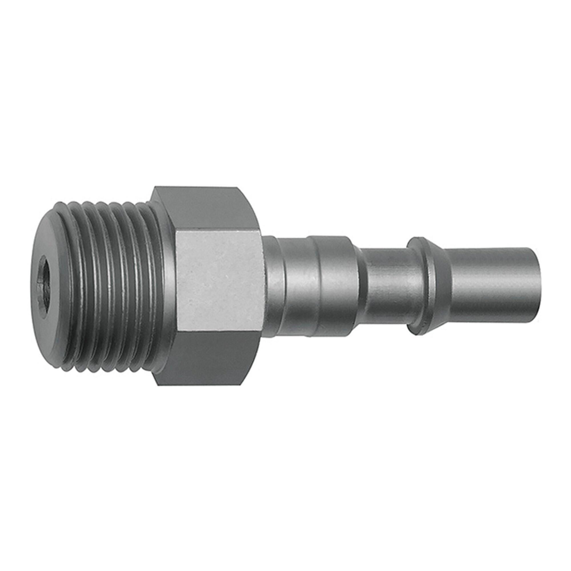 Riegler Nippel für Kupplungen NW 6, ISO 6150 C, Stahl, G 1/4 AG (423.61)