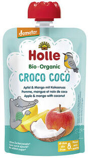 Holle Saqueta Puré de Maçã e Manga +4M Bio 90 gr