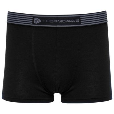 Thermowave - Merino Life Trunks - Merinounterwäsche Gr M schwarz