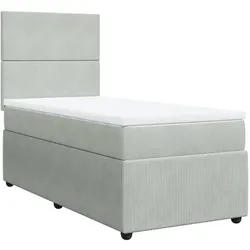 vidaXL, Boxspringbett, Erdmute (Schlichtes Design) (100 x 200 cm)