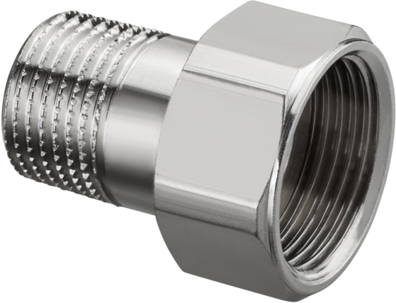 Oventrop Verschraubung 1019394 DN 15, R 1/2 AG/ÜM G 3/4 IG, flachdichtend, zum Heizkörper