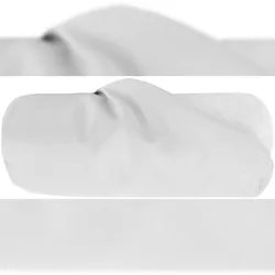 Bestlivings Kissenhülle Ellen Nackenrolle, 12x30 cm - Hellgrau