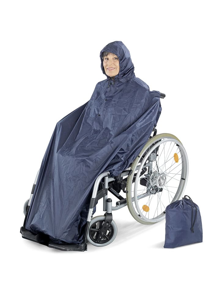 Maximex Rollstuhl-Regencape in Dunkelblau - onesize