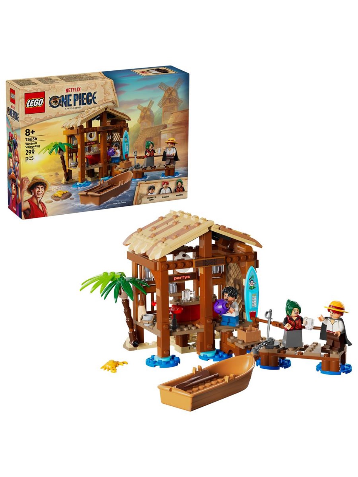 LEGO ONE PIECE 75636 Hütte im Windmühlendorf