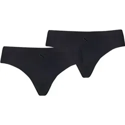 PUMA Damen Bikinihose WOMEN SEAMLESS STRING 2P HANG, Größe XS in Schwarz Schwarz