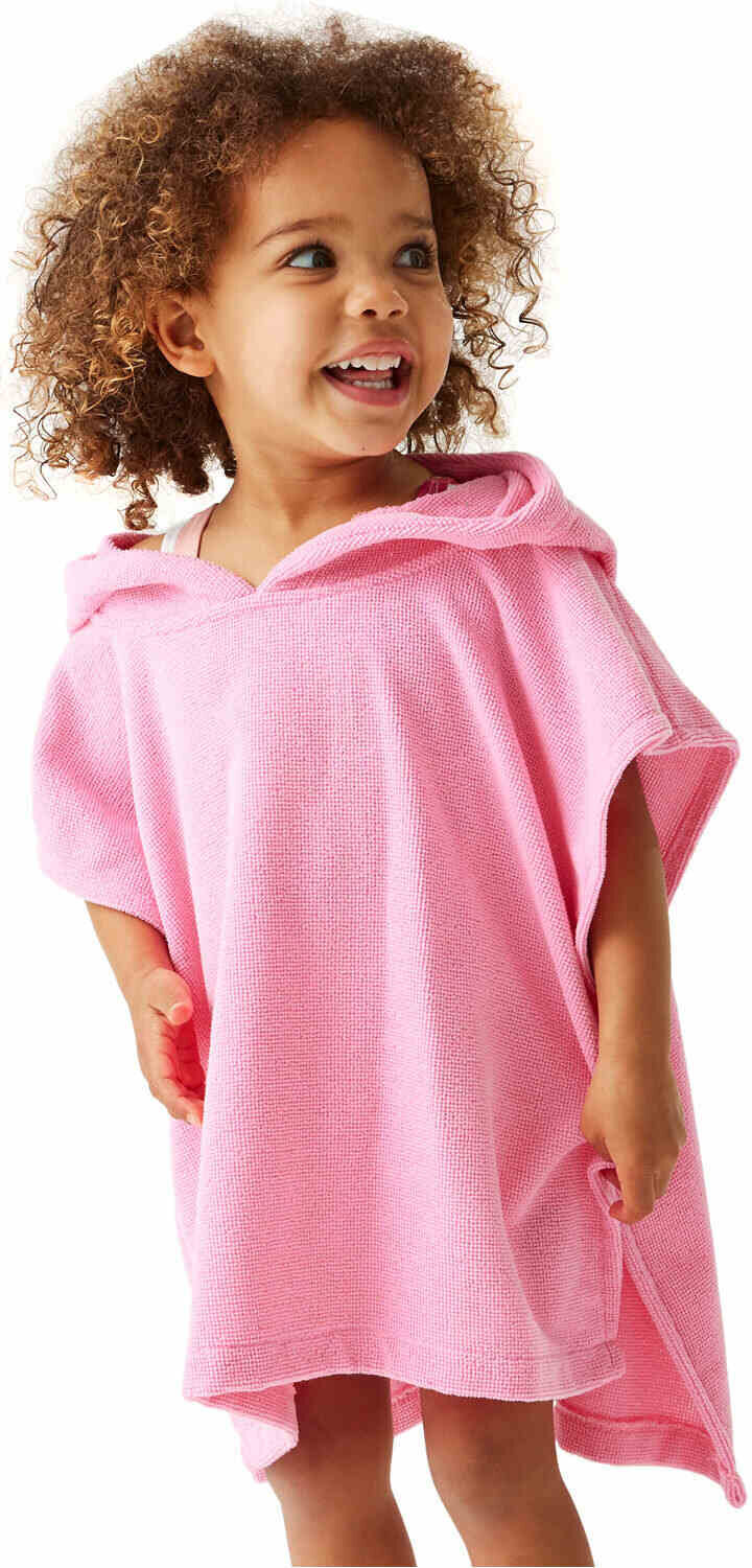 Regatta animal towel robe toallas playa infantil Rosa (XXS)