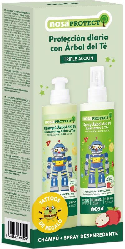 Nosa Pack Protección Árbol del Té Manzana 2x250 ml