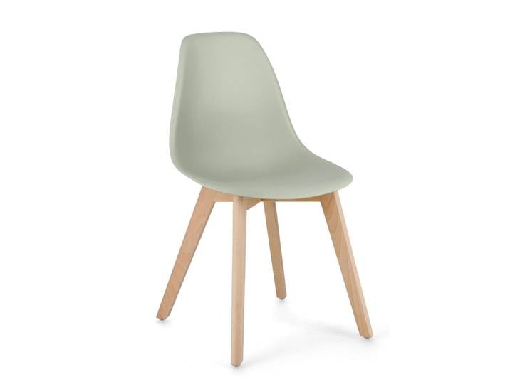 Set 4 chaises hêtre vertes