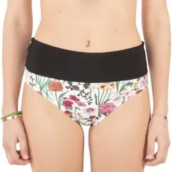 Chantelle Flowers High Waist Bikini Brief Weiß m Blumen 44 Damen