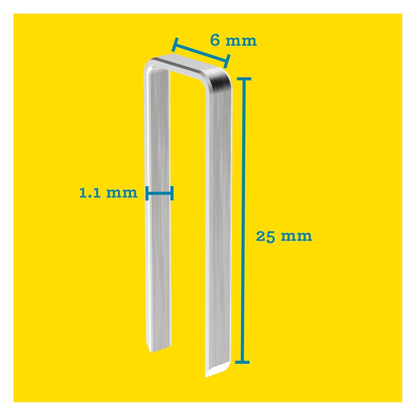 Rapid Typ 90 Schmalrückenklammern 25 mm (3000x) (5000124)