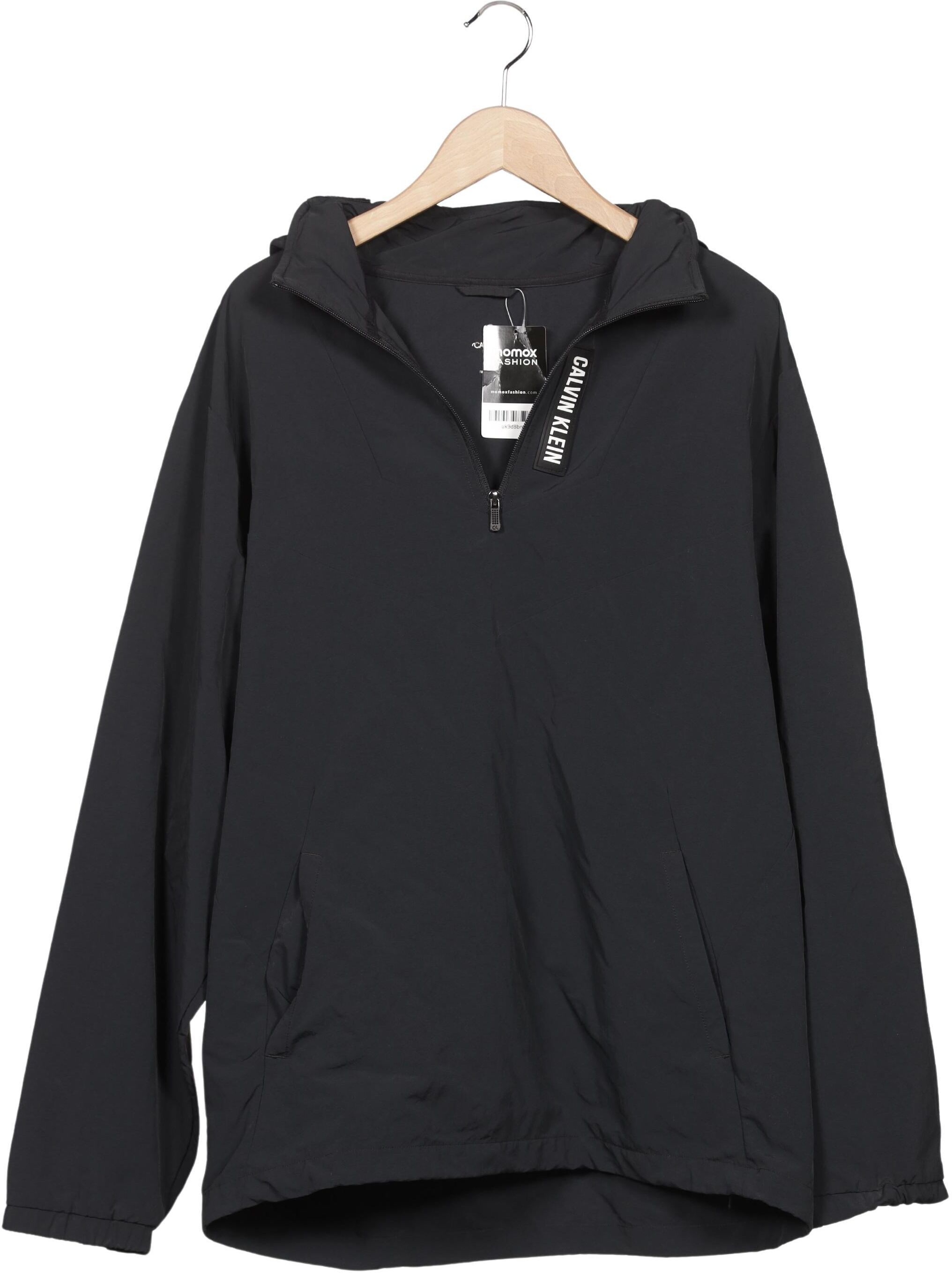 Calvin Klein Herren Jacke, Schwarz, Gr. L, Synthetik - Second Hand