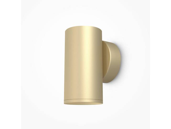 Maytoni Wandleuchte Focus S, Goldfarben, Metall, zylindrisch, 10 cm, Europäischer Sicherheitsstandard, gleichmäßige Lichtverteilung, Lampen & Leuchten, Innenbeleuchtung, Spots & Strahler, Wandstrahler