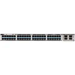 Cisco C9350 48-PORT 10G-MGIG WITH 90W UPOE+ MSD IN CPNT (48 Ports), Netzwerk Switch, Grau