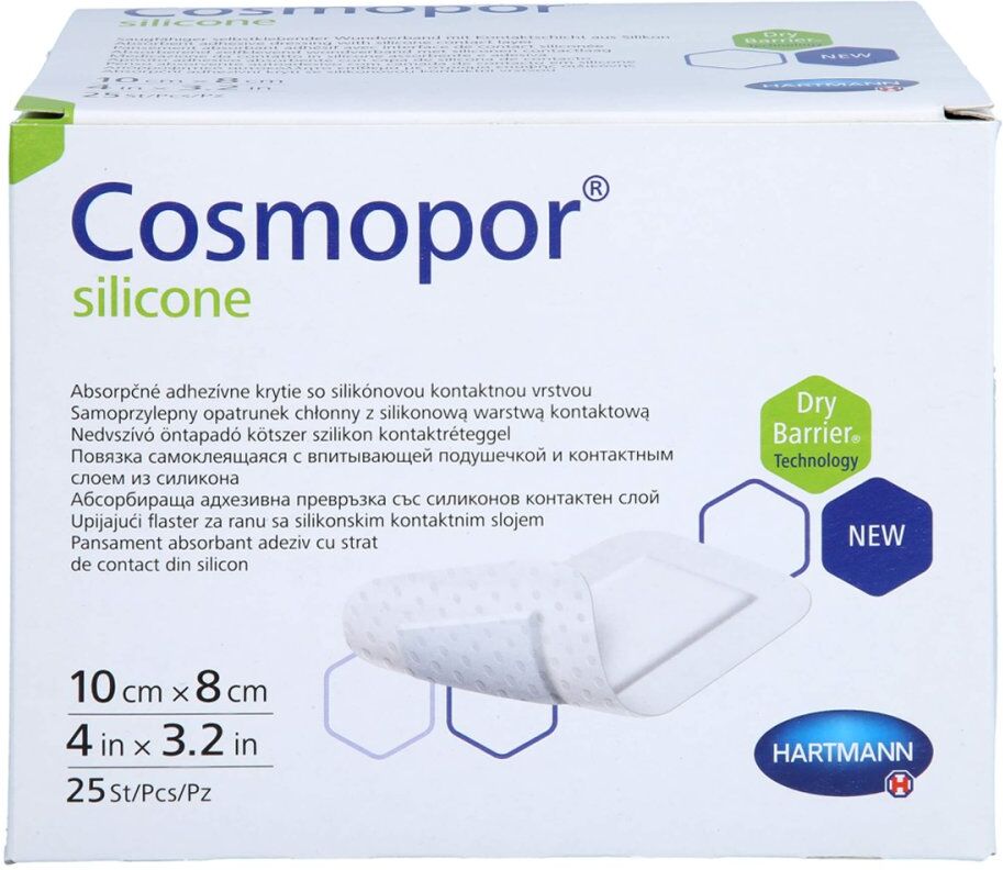 Cosmopor Silicone Wundverband 8x10 Cm